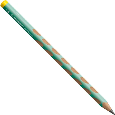 Immagine prodotto di Matita triangolare ergonomica per mancini - STABILO EASYgraph in verde pastello - confezione da 6 - durezza HB