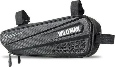 Image de WILDMAN sac de voyage sous le cadre du vélo avec fermeture éclair 1,5L E4 noir