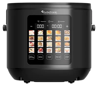 Produktbild von TurboTronic DMC23 Multikocher 5L Kapazität 20 Programme 860W Elektrischer Schon- und Dampfgarer & Reiskocher Automatische Warmhaltefunktion Multivarka Digitale Kochmaschine