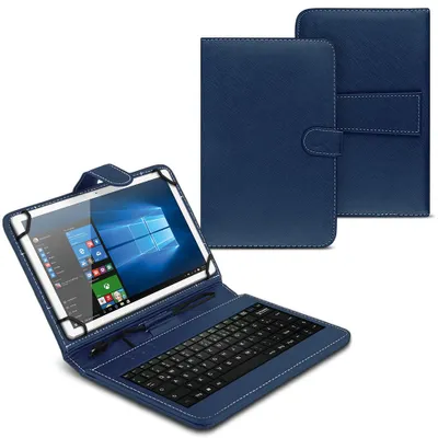 Produktbild von Hülle Tastatur für Samsung Galaxy Tab A9+ / A9 Plus Tasche Schutzhülle QWERTZFarben:Blau