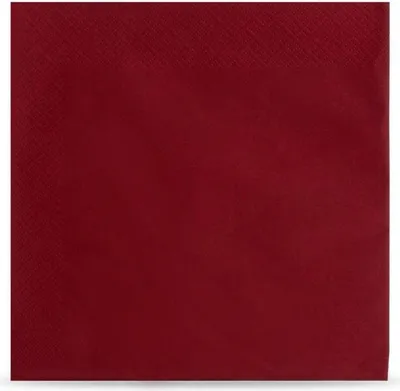 Produktbild von Servietten Quicky - 2-lagig - 1/4-Falz - 40x40cm - 1400 Tafelservietten bordeaux