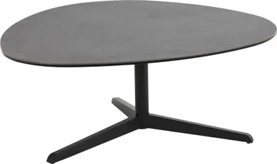 Image de Barnsley Table basse 95 x 100 cm verre noir.