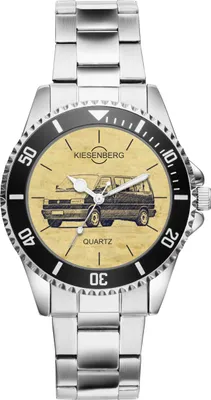 Produktbild von KIESENBERG Herrenuhr Armbanduhr Bus T4 Geschenk Fan Artikel Zubehör Fanartikel Analog Quartz Uhr 20382