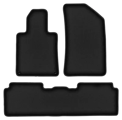 Productafbeelding van Velours automatten voor Peugeot 508 I 2010-2018 (sedan/stationwagen) – 3-delig, zwart, op maat – Wielganizator DURBAN