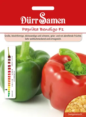 Produktbild von Dürr-Samen - Paprika Bendigo F1 - Saatgut - 1086