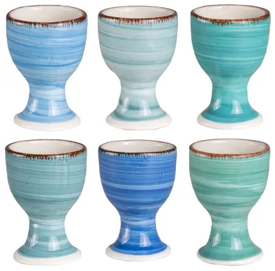 Produktbild von Cookinglife Eierbecher Delice Blue - 6 Stück