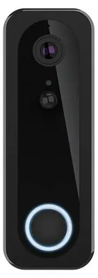 Produktbild von Trust DOORCAM-3000, Schwarz, 2,4 GHz, Android, iOS, 3 MP, MicroSD (TransFlash), 256 GB