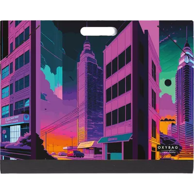 Produktbild von OXYBAG Lamino Zeichenmappen A3, Picasso City
