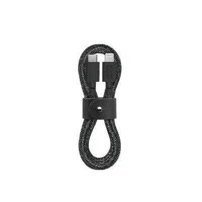 Produktbild von Native Union Belt Cable USB-C auf Lightning - 1,2m - Schwarz