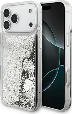 Immagine prodotto di Etui Guess Liq. Glitter Charms Do Iphone 17 Pro Max Srebrny