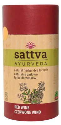 HENNA CZERWONE WINO ECO 150 g - SATTVA (AYURVEDA)