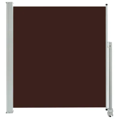 Obrázok produktu pre Zaťahovacia bočná markíza na terasu 140x300 cm, hnedá
