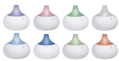 Productafbeelding van Grundig Aroma Diffuser Luchtbevochtiger Geurverspreider Watercapaciteit 80ML Verschillende Kleuren Timer Functie Wit
