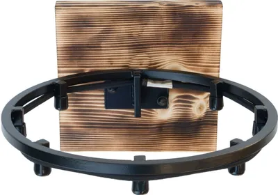 Produktbild von Müllsackständer U3 Holz Sackhalter Wandhalterung Müllbeutelständer Abfalleimer 9978