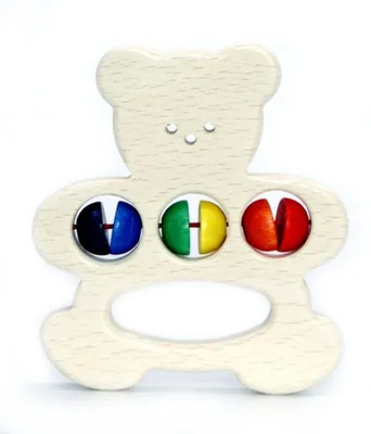 Produktbild von Babyspielzeug Greifring Bär BxLxH 80x18x90mm NEU