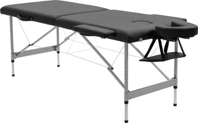 Produktbild von Massageliege klappbar, inkl. Gesichtsöffnung, Armlehnen, Handablagen, Massageliege mobil, 186 cm x 71 cm x 83 cm
