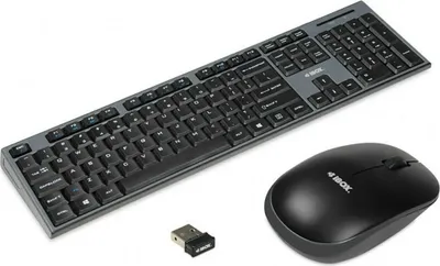 Produktbild von iBox IKMS606W Tastatur RF Wireless Englisch Schwarz