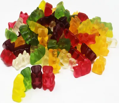 Image de Oursons gélifiés aux fruits Yummi Yummi multicolores assortis sans sucre 300g