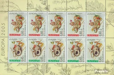 Produktbild von Briefmarken Bulgarien 2005 Mi 4704A-4705A Kleinbogen (kompl.Ausg.) postfrisch Gastronomie