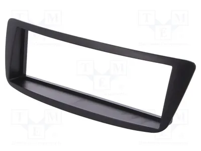 Immagine prodotto di 1 cornice per autoradio, colore nero, adatta per autoradio con dimensioni 1 DIN