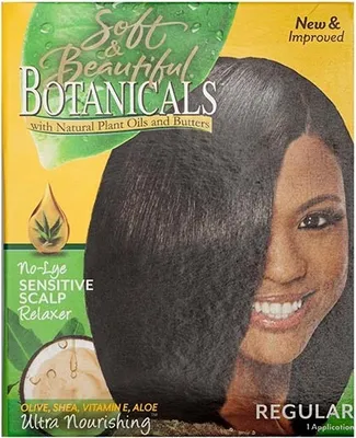 Produktbild von Botanicals No-Lye Sensitive Scalp RELAXER Kit REGULAR