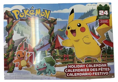 Produktbild von Pokémon Adventskalender 2026 Holiday Calendar mit 24 Figuren