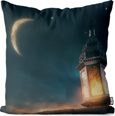 Produktbild von VOID Laterne Arabien Mond Kissenbezug Kissenhülle sofa couch wohnzimmer dekoration wasserfest Outdoor Garten Kissen bezug deko