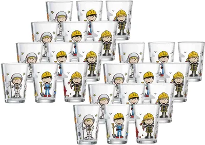 Produktbild von Ritzenhoff & Breker BERUFE Kinderbecher Set Jungen 24-teilig