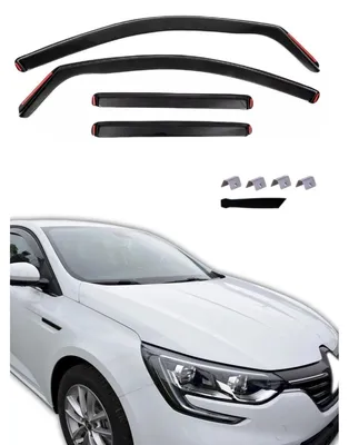 Obrázek produktu pro Sada 4 deflektorů pro Renault Megane 4 (Liftback) – 2016–2024