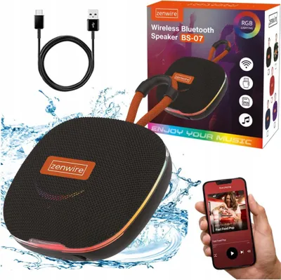 Zdjęcie produktu dla Głośnik Bluetooth - mały - przenośny - bezprzewodowy boombox - z radiem FM - MP3 - 13 W