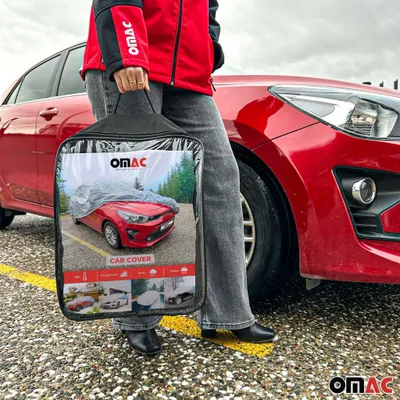 Produktbild von Auto Schutzhülle Vollgarage Autoabdeckung Universal Grau 508x178x119