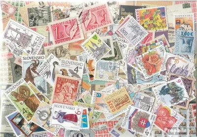 Produktbild von Briefmarken Slowakei 100 verschiedene Marken