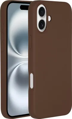 Zdjęcie produktu dla Accezz Liquid Silicone Backcover z MagSafe dla Apple iPhone 16 - New Tea Brown