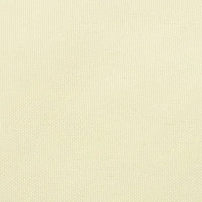 A close-up of a cream-colored fabric with a visible weave pattern.