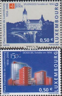 Produktbild von Briefmarken Luxemburg 2006 Mi 1716-1717 (kompl.Ausg.) postfrisch Finanzplatz