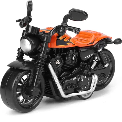 Obrázok produktu pre Zliatinový model motorky s vysokou simuláciou detskej hračky (oranžová)