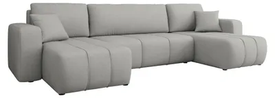 Produktbild von MIRJAN24 Wohnlandschaft Furyn U, Eckouch mit Bettkasten und Schlaffunktion, U-Form (Farbe: Velo 633)