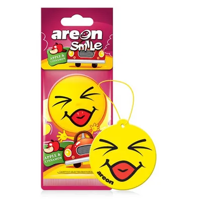 Obrázok produktu pre AREON DRY SMILE Vôňa do auta – Jablko a škorica