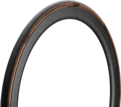 Zdjęcie produktu dla Pirelli P ZERO Race, Droga, Opona bezdętkowa gotowa do użytku, Składany koralik, Kolarstwo torowe, Czarny, Brązowy, 120 TPI
