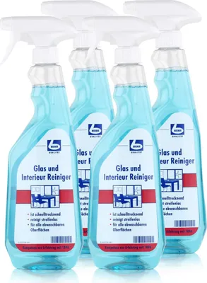Produktbild von Dr. Becher Glas und Interieur Reiniger 750ml - Reinigt streifenlos (4er Pack)