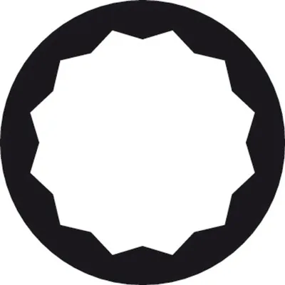 Produktbild von Bahco 3/8 Krähenfuß-Ringschlüssel mit Vierkantantrieb, 24 mm