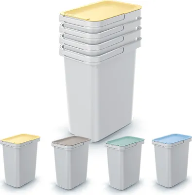 Produktbild von Kistenset 4x12 l systema sortibox ash