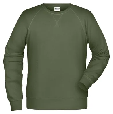 Produktbild von James and Nicholson - Sweatshirt für Herren LT2494 (5XL) (Oliv)