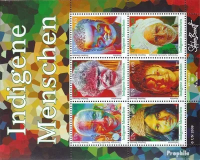 Produktbild von Briefmarken UNO - Wien 2009 Mi Block25 (kompl.Ausg.) postfrisch Indigene Menschen