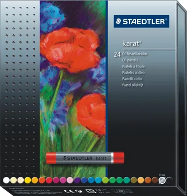 Immagine prodotto di 6 confezioni di pastelli a olio STAEDTLER 2420 C24, 24 pezzi ciascuna