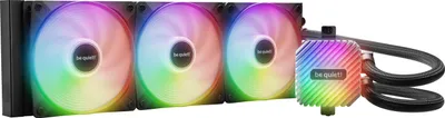 Produktbild von be quiet! LIGHT LOOP 360mm Black, All-in-One-Flüssigkeitskühler, 12 cm, 105,1 m³/h, Schwarz