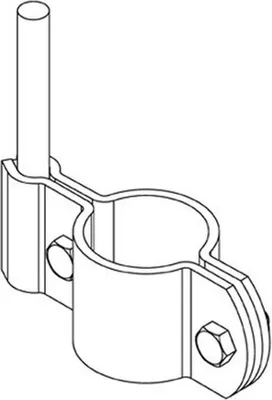 Produktbild von Türangel A, 1" (33,7 mm)