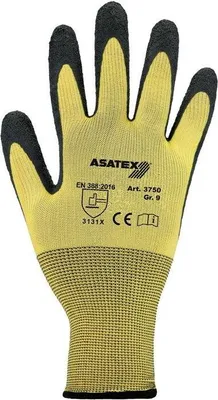 Produktbild von 12 x Arbeitshandschuhe Gr.9 Montagehandschuhe Gartenhandschuhe Handschuhe gelb