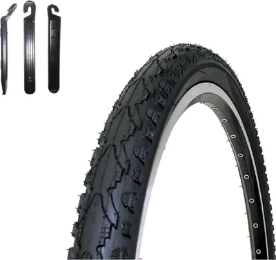 Image de 1 x pneu de vélo Kenda K-935 16"  Pneu de vélo noir 47-305 (16 x 1,75) avec 3 démonte-pneus
