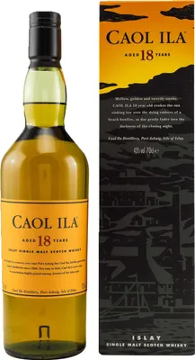 Produktbild von Caol Ila 18 Jahre Islay Single Malt Scotch Whisky 43% Vol. 0,7l